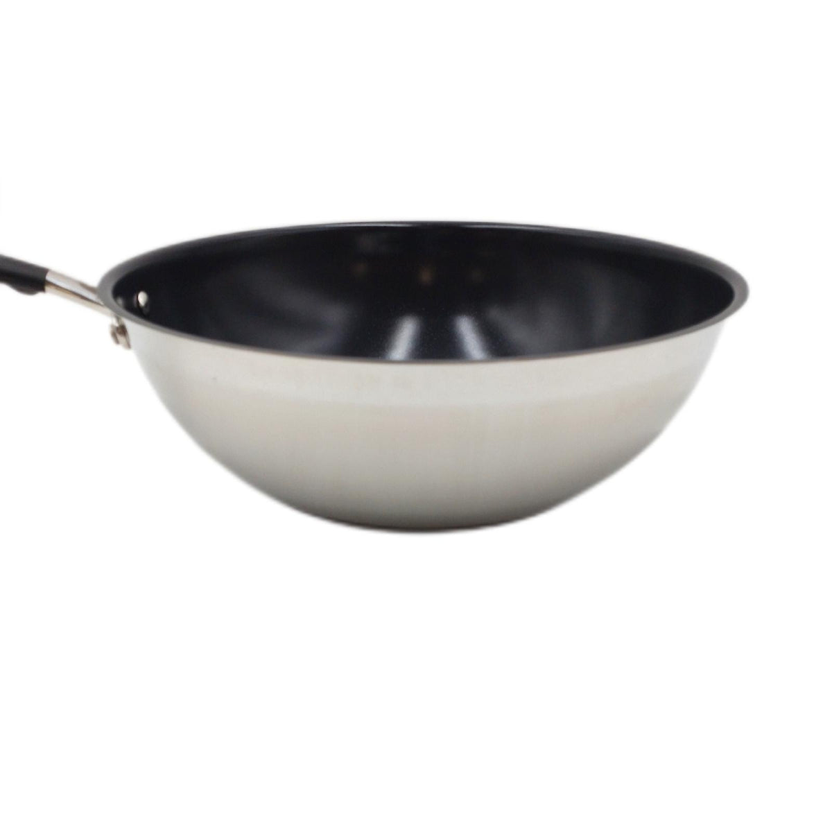 Amazon Basics 28 cm Antihaft Keramik Wokpfanne Edelstahl 304 Induktionsgeeignet