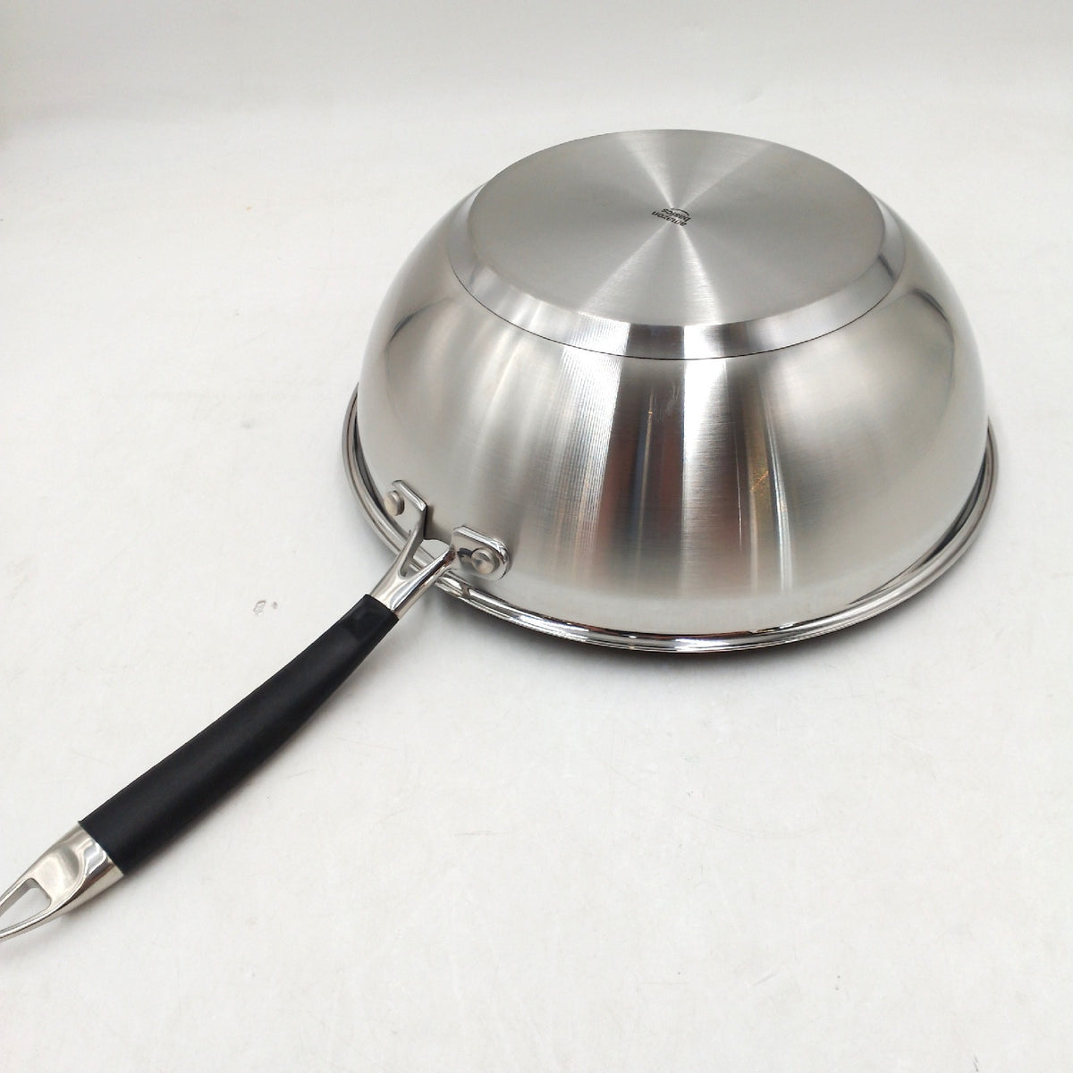 Amazon Basics 28 cm Antihaft Keramik Wokpfanne Edelstahl 304 Induktionsgeeignet