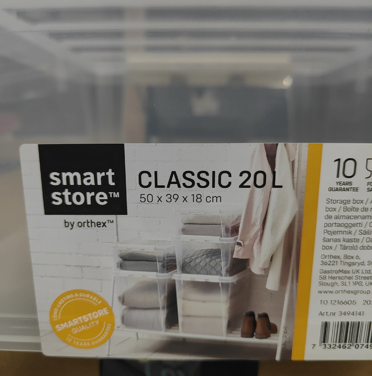 SmartStore Aufbewahrungsboxen 5er Set 20L Stapelbar 5