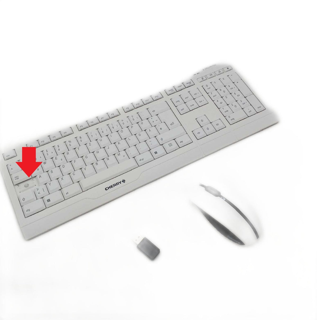CHERRY B Unlimited 3 0 Wireless Tastatur Maus Deutsch QWERTZ keine Feststellt