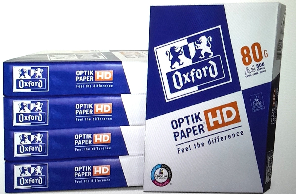 Oxford Kopier-Druckerpapier Premium 2.500 Blatt DIN A4 Papier 1 Box 5 Pack Copy