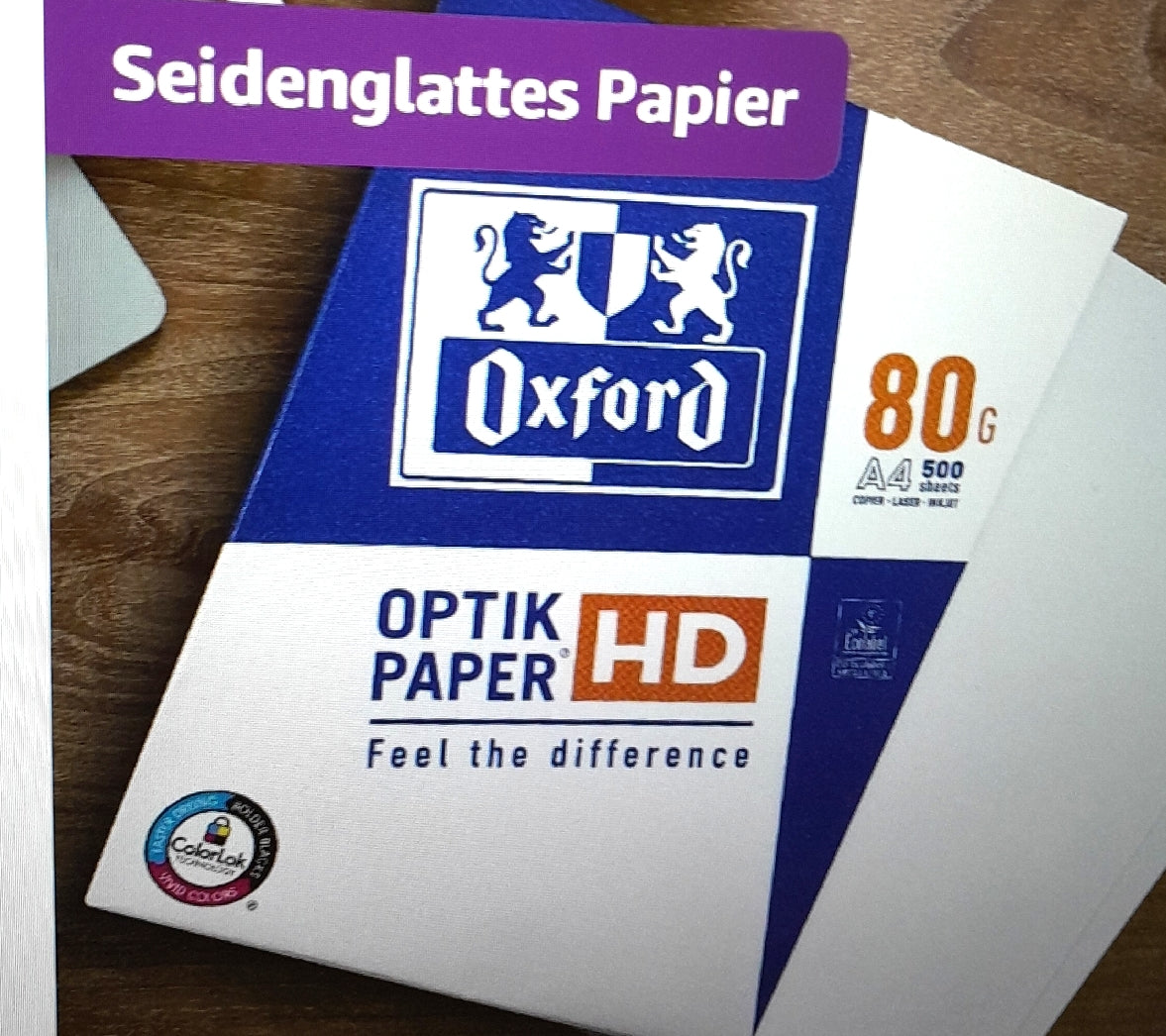 Oxford Kopier-Druckerpapier Premium 2.500 Blatt DIN A4 Papier 1 Box 5 Pack Copy