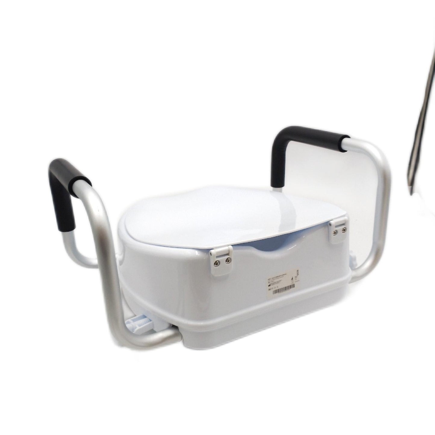 PEPE Senioren-WC-Setzstufe mit Armlehnen 10 cm hohe WC-Setzstufe mit