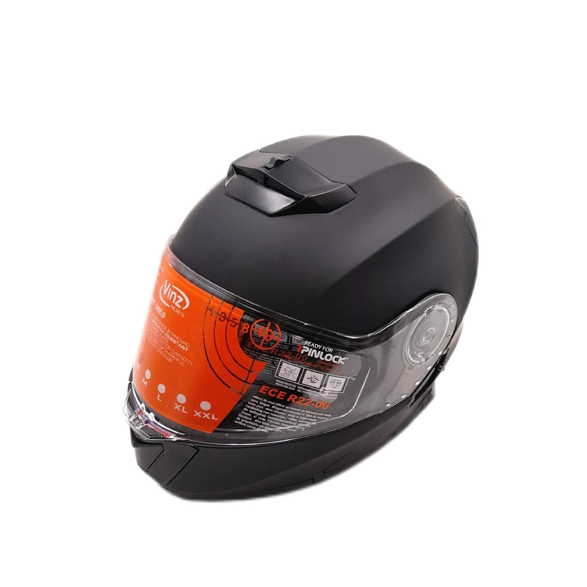 VINZ Santos Klapphelm Sonnenblende -- 22.06 PINLOCK vorbereitet Motorrad Helm
