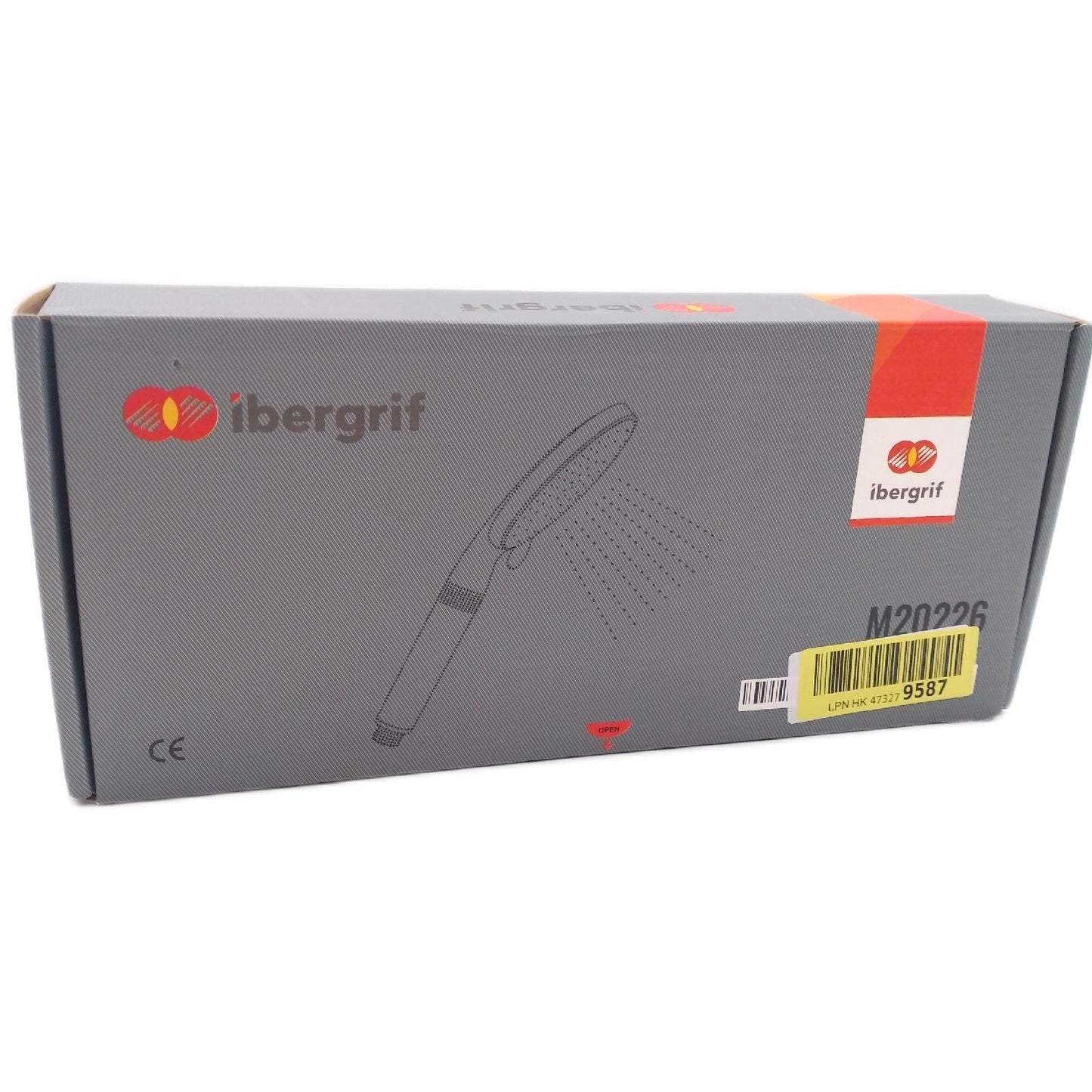 Ibergrif Duschkopf Badarmaturen Duschkopf 125 mm 3 Strahlarten