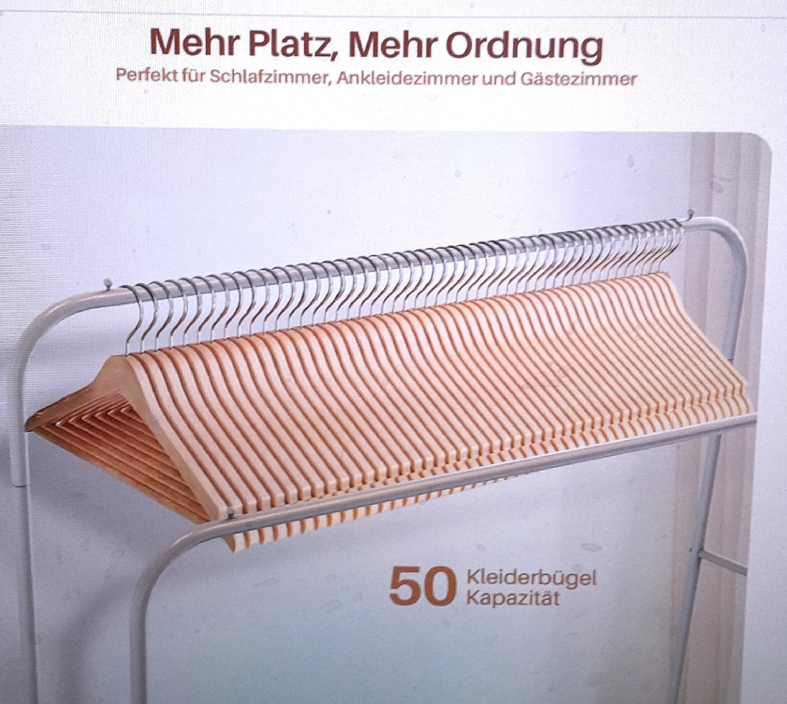 PORTENTUM Schwerlast-Kleiderständer aus Stahl  bis 35 kg  Organizer
