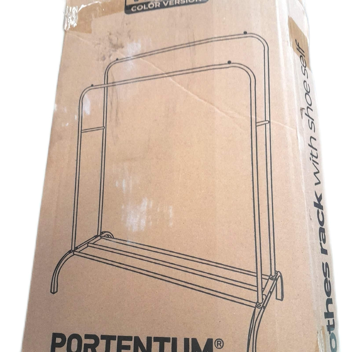 PORTENTUM Schwerlast-Kleiderständer aus Stahl  bis 35 kg  Organizer