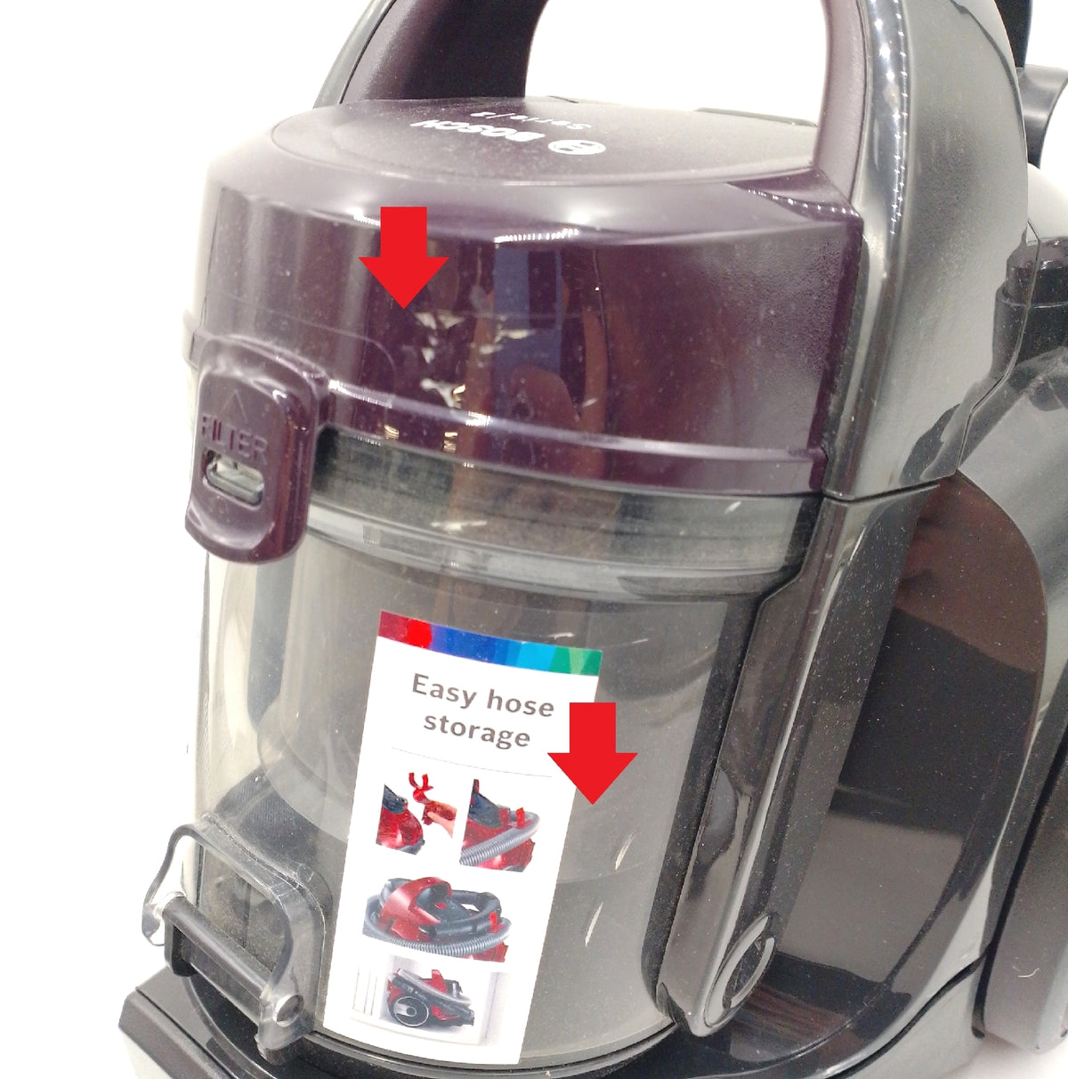 Bosch bgc05aaa1 GS05 cleann Staubsauger ohne Beutel Gehä