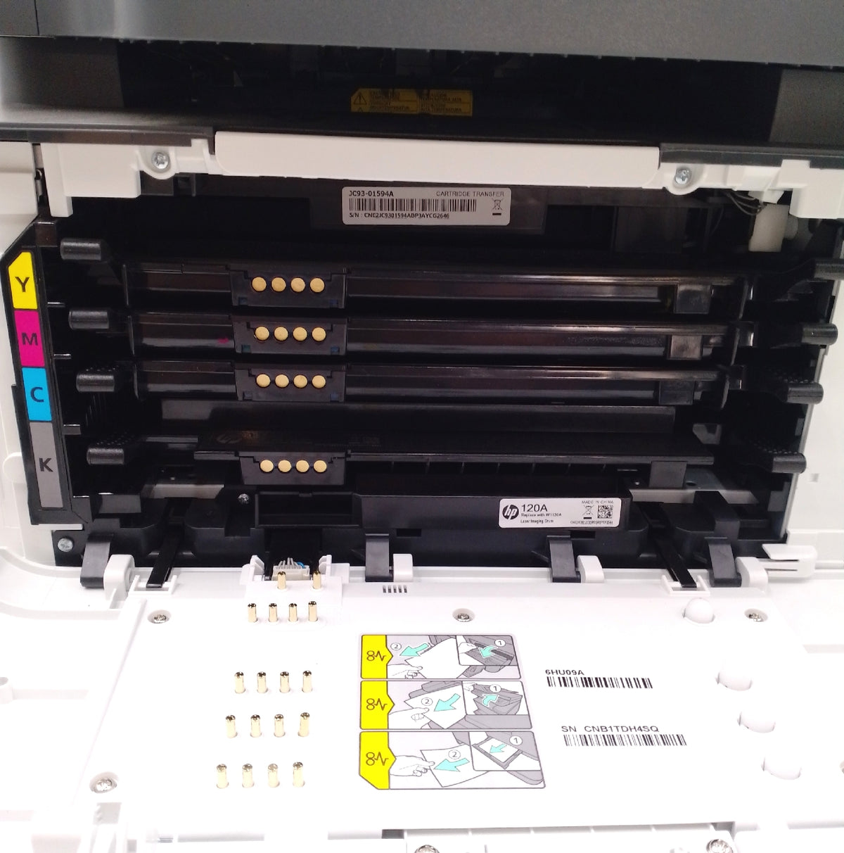 HP Color Laser MFP 179fwg Farblaserdrucker Defekt Papierstau Ton