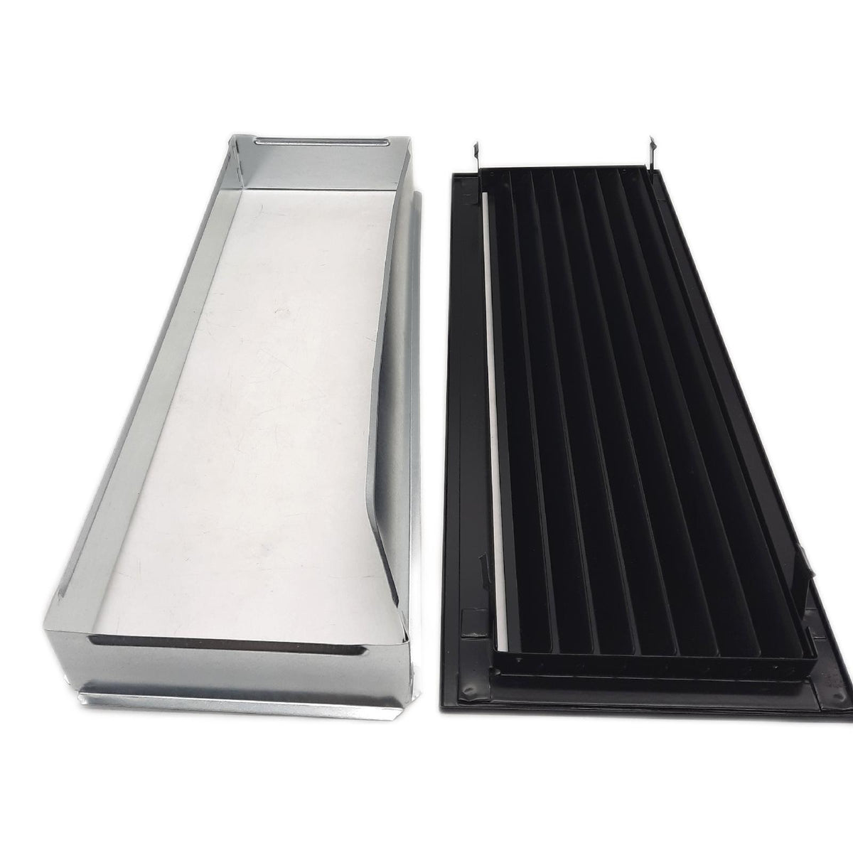 Kratki Lüftungsgitter Kamingitter Fresh 17cm x 49cm schwarz