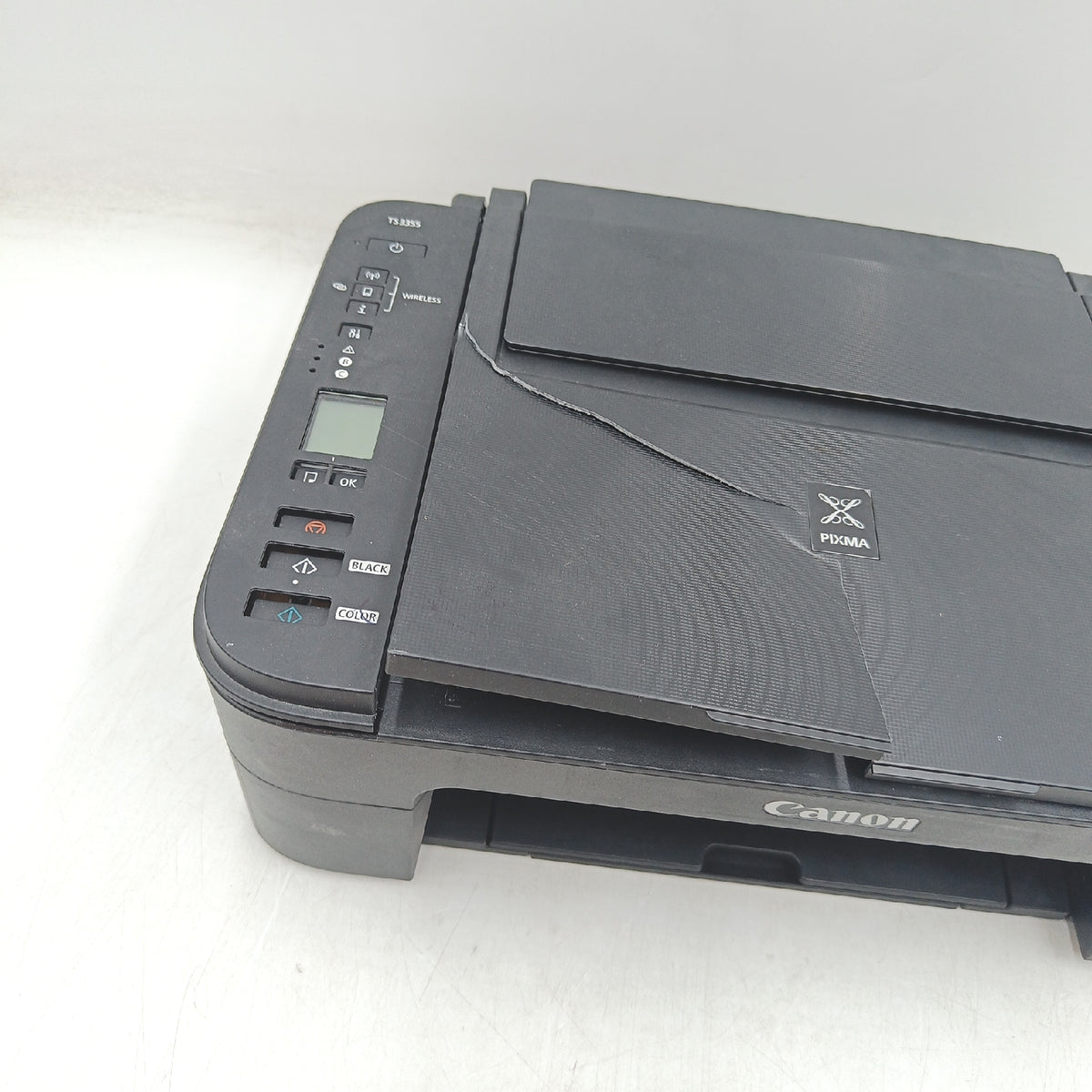 Canon PIXMA TS3355 EUR2 Black Drucker Deckel gebrochen Tastatur eingedr