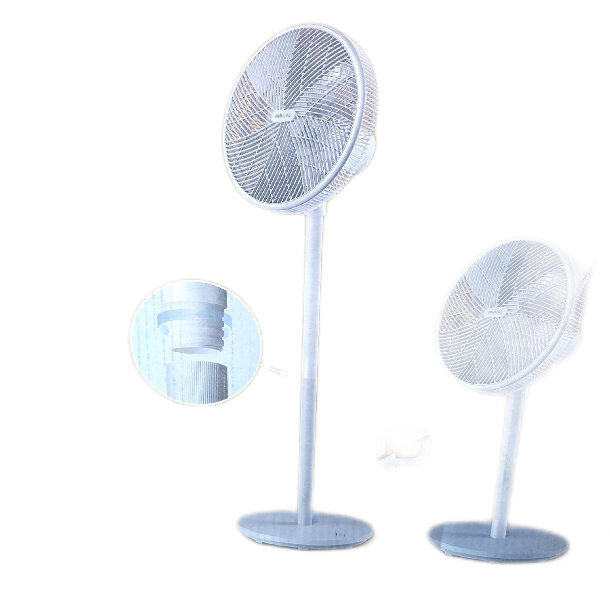 PHILIPS Ventilator Serie 2000. Stark superleise SilentWings Technologie. 19 dB.