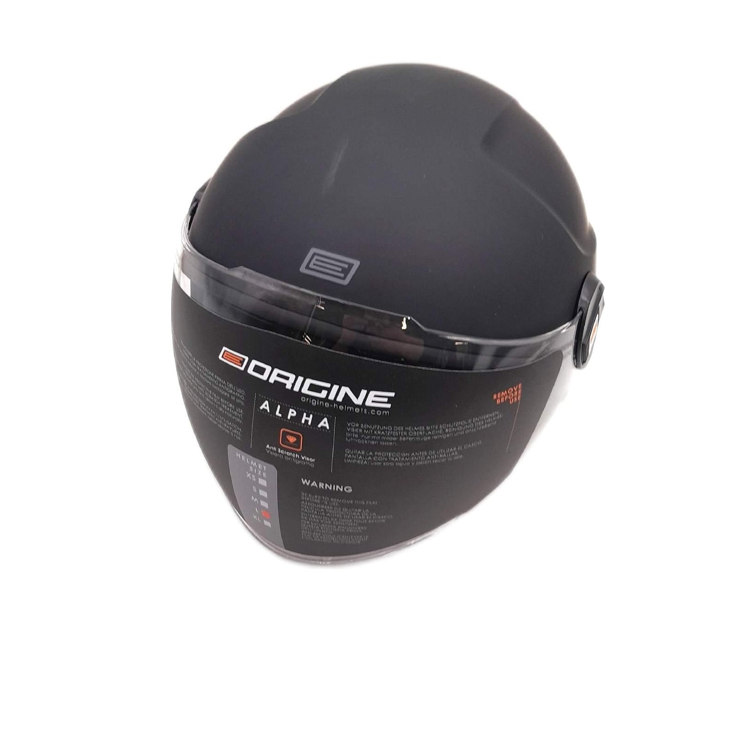 Origine Motorradhelm Jethelm Helm Chopper Helm Sicherheit Helm für Moped Mofa Roller