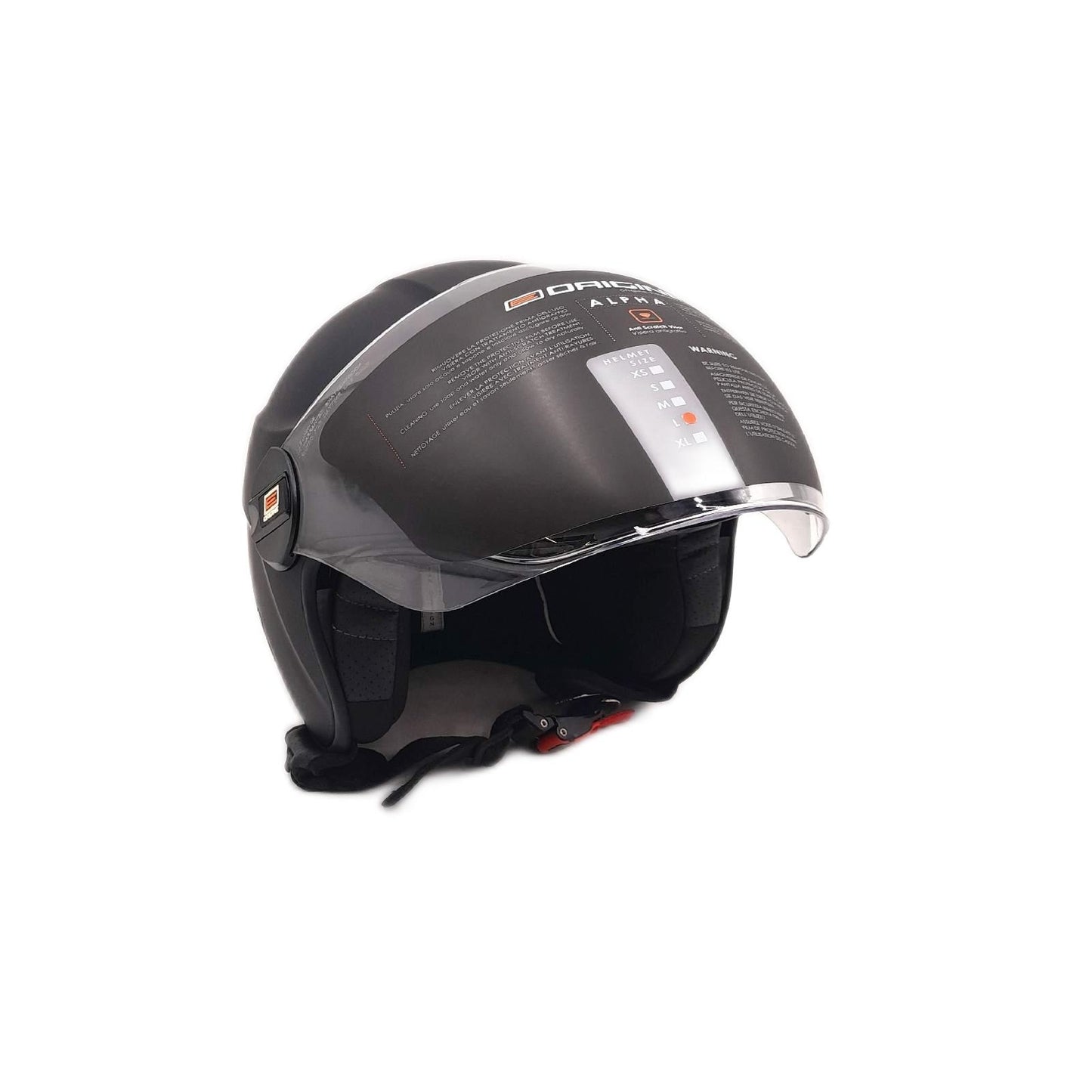 Origine Motorradhelm Jethelm Helm Chopper Helm Sicherheit Helm für Moped Mofa Roller