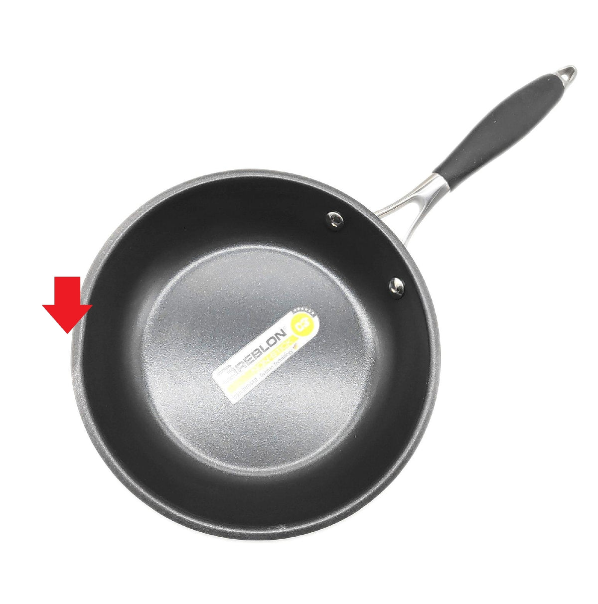 Pfannenset Induktion Edelstahl 20cm 28cm Beschichtet Optimierte Griffe