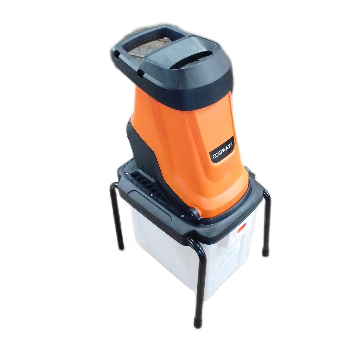 FANTASK Gartenhäcksler Elektro Häcksler Gartengeräte 50 Liter Fangbox Leistungs