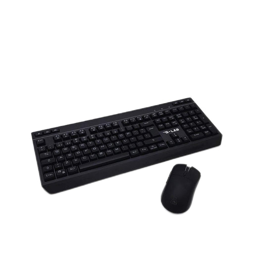 THE G LAB Combo Tungsten EX kabellose Gaming Tastatur Maus Dreifachverbindung RGB Makro 6400 DPI PC PS4 PS5