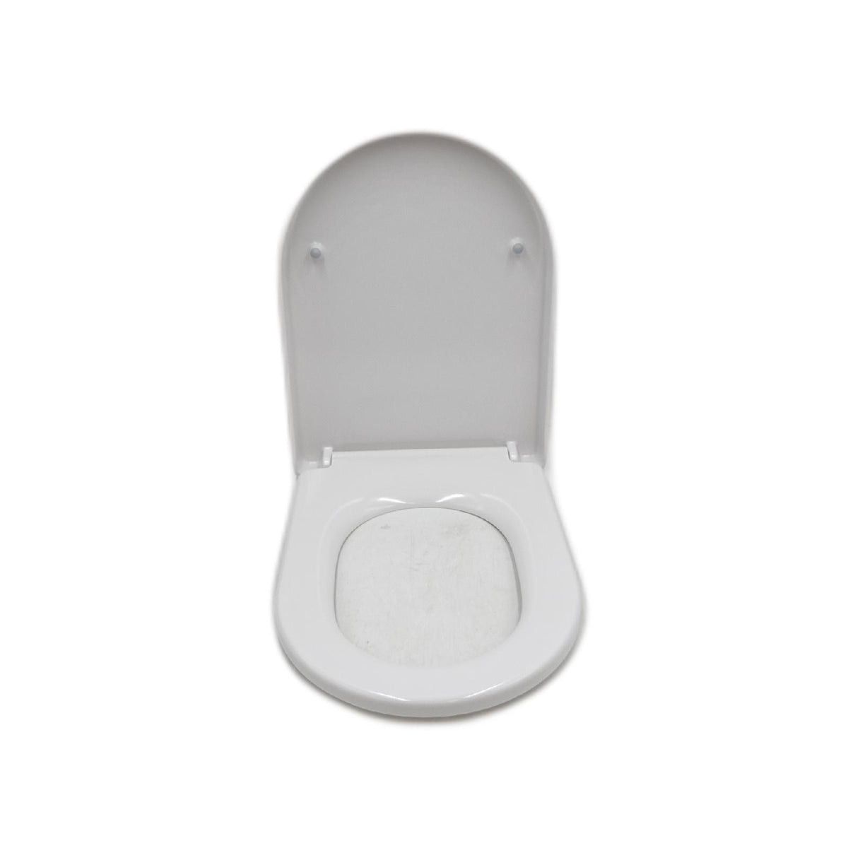 Rainsworth Nano Glaze D-Form WC-Sitz Weiß Urea Absenkautomatik