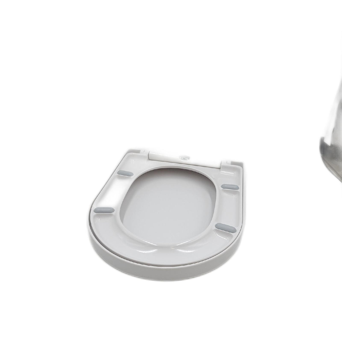 Rainsworth Nano Glaze D-Form WC-Sitz Weiß Urea Absenkautomatik