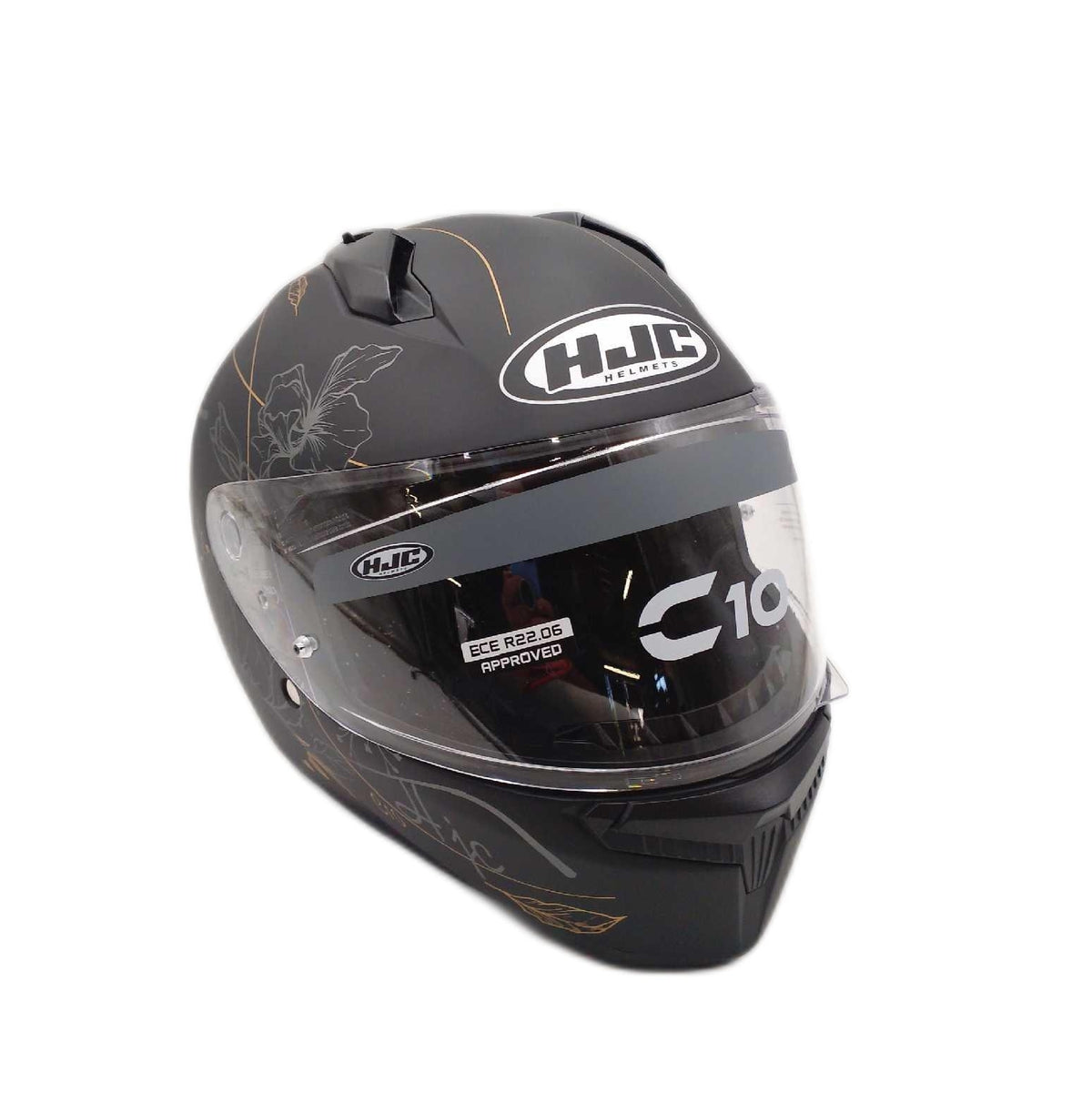 HJC Integralhelm Motorradbekleidung Sicherheit C10 Schutz Helm Sport Zubehör