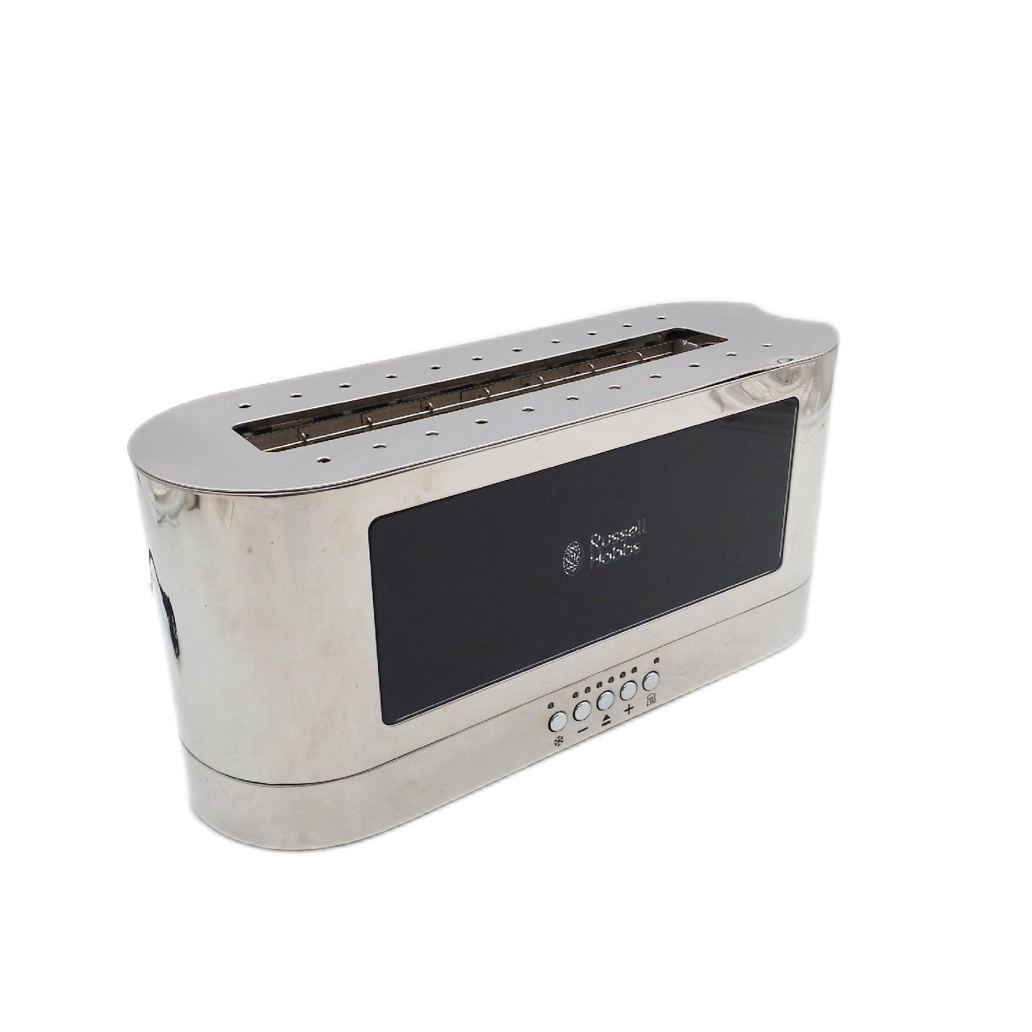Russell Hobbs Toaster Küchengeräte Elegance Glas Edelstahl Langschlitz bröt
