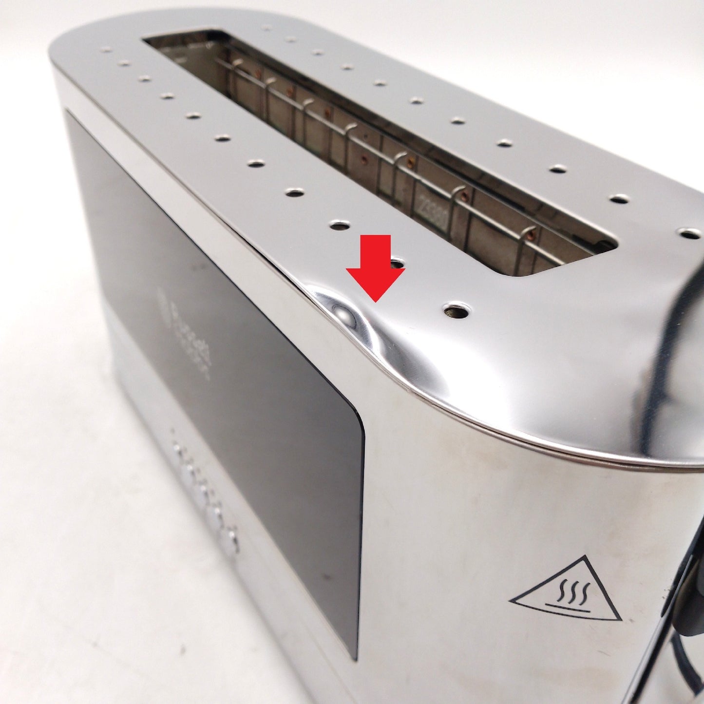 Russell Hobbs Toaster Küchengeräte Elegance Glas Edelstahl Langschlitz bröt