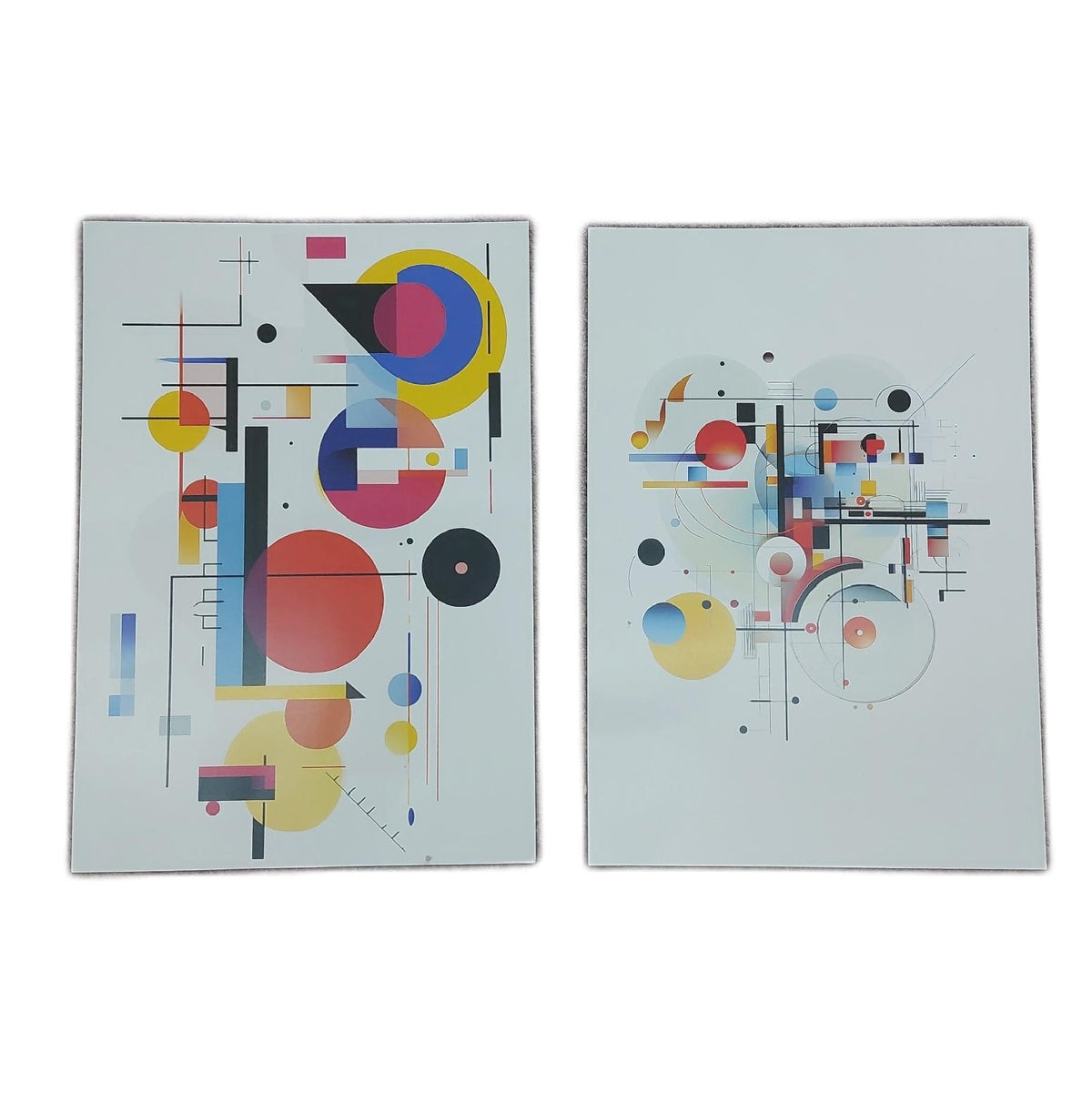 Nacnic 6er Set Bauhaus Architektur Poster A3 A4 Rahmenlos Knick bei