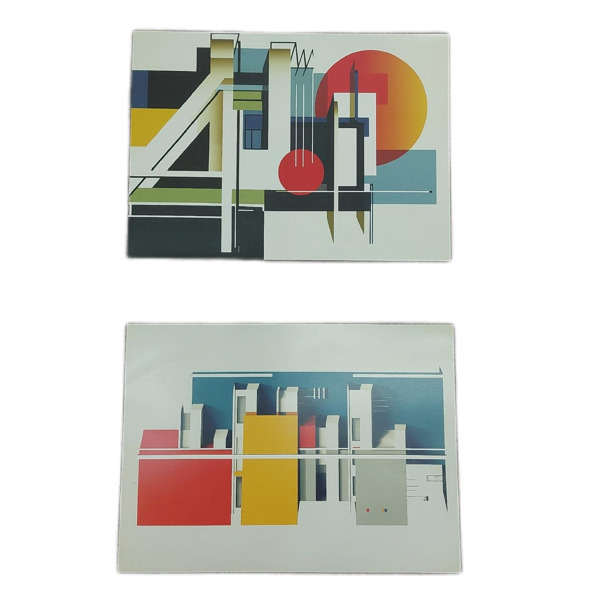 Nacnic 6er Set Bauhaus Architektur Poster A3 A4 Rahmenlos Knick bei