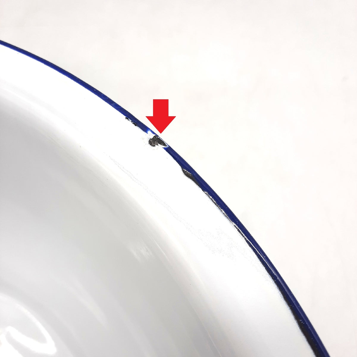 POPETPOP Waschbecken Bad Sanitärbereich Groß 134 Zoll Weiß Klassisch Emaille Design