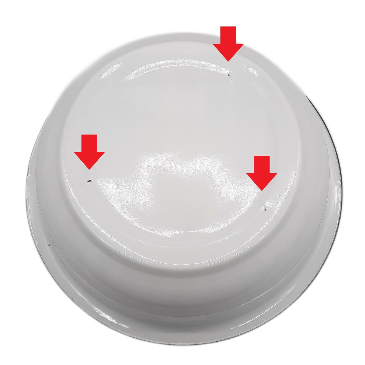POPETPOP Waschbecken Bad Sanitärbereich Groß 134 Zoll Weiß Klassisch Emaille Design