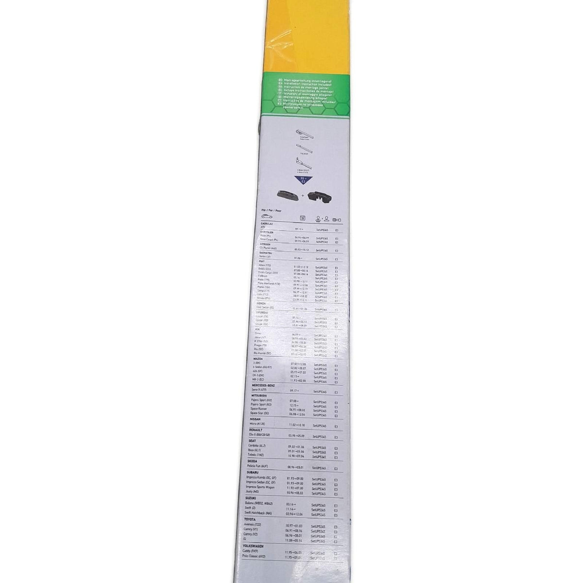 Hella Scheibenwischer Set Universelles Zubehör Easy Set Upgrade Scheibenwischer SetUP534