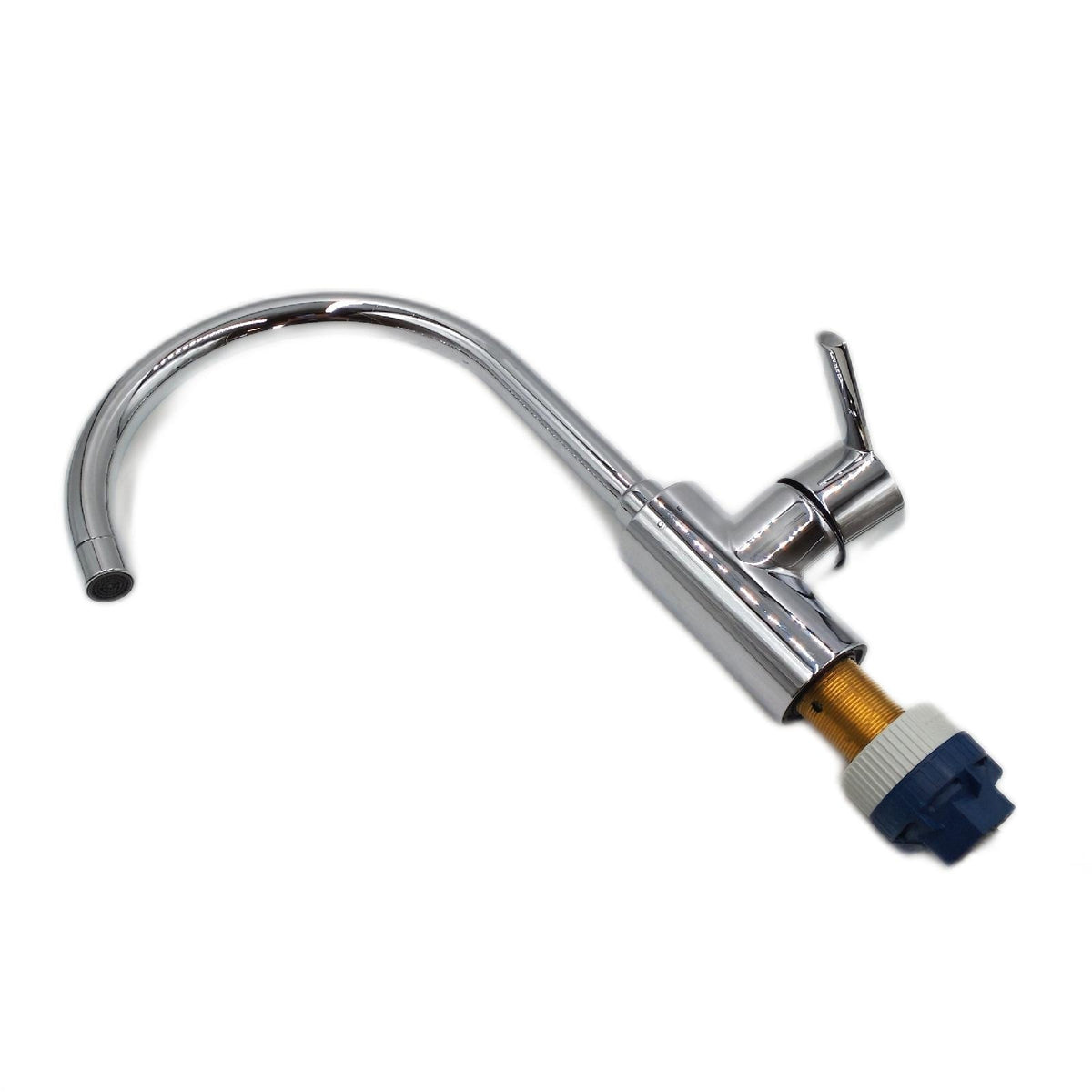 Grohe Feel Einhand Spültischbatterie Küchenarmatur mit Grohe Zero C Auslauf Chrom