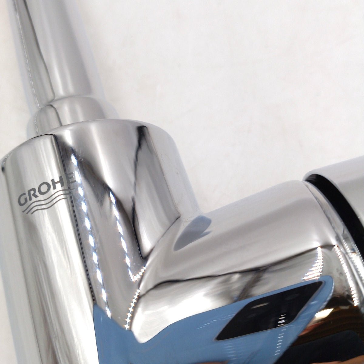 Grohe Feel Einhand Spültischbatterie Küchenarmatur mit Grohe Zero C Auslauf Chrom