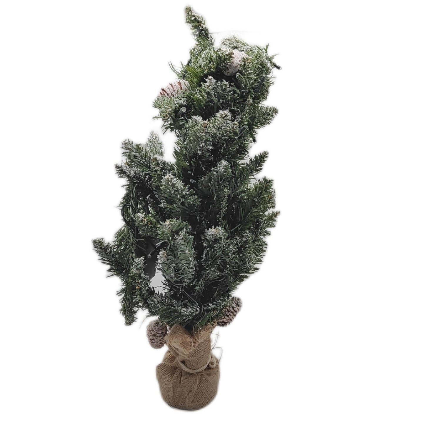Fantask Weihnachtsbaum Mini Tannenbaum Weihnachtsdekoration 60cm Beleuchtet Tanne Klein
