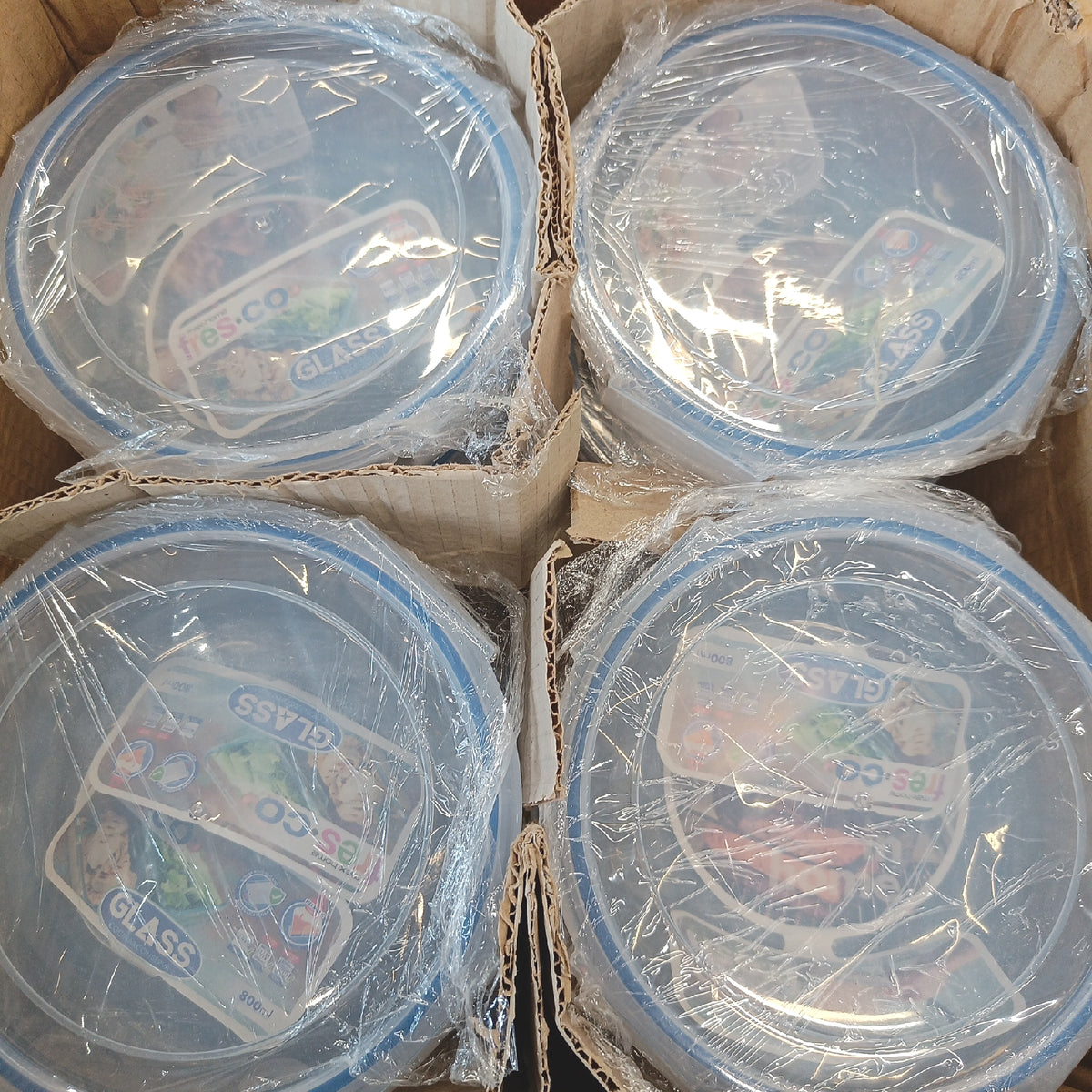 AKTIVE Max Home Pack 8 luftdichte Glasbehälter zur Aufbewahrung Küche Haushaltswaren