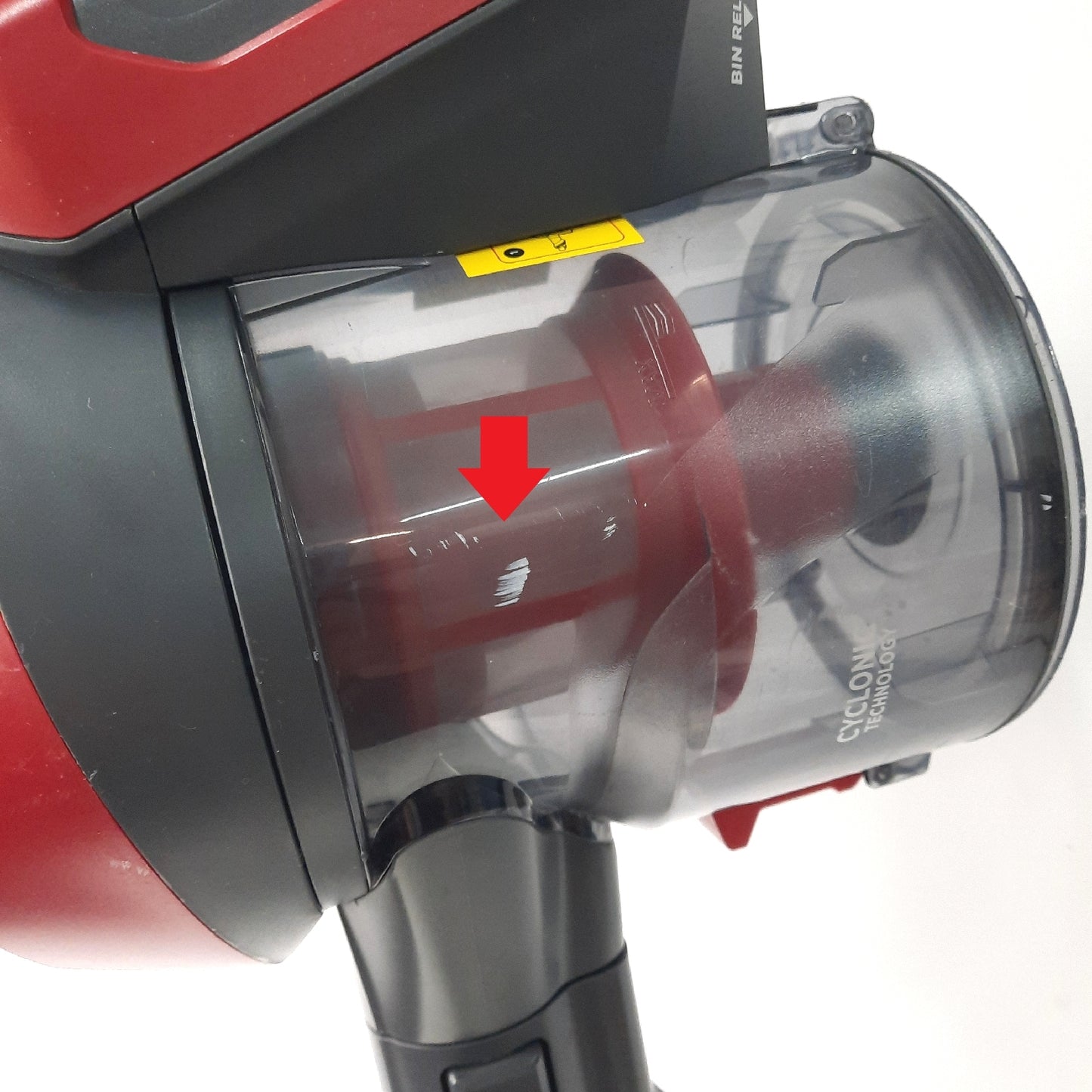 Hoover H-FREE 100 HOME Akku-Staubsauger, 2-in-1, gro?er Staubbeh - Unvollständig