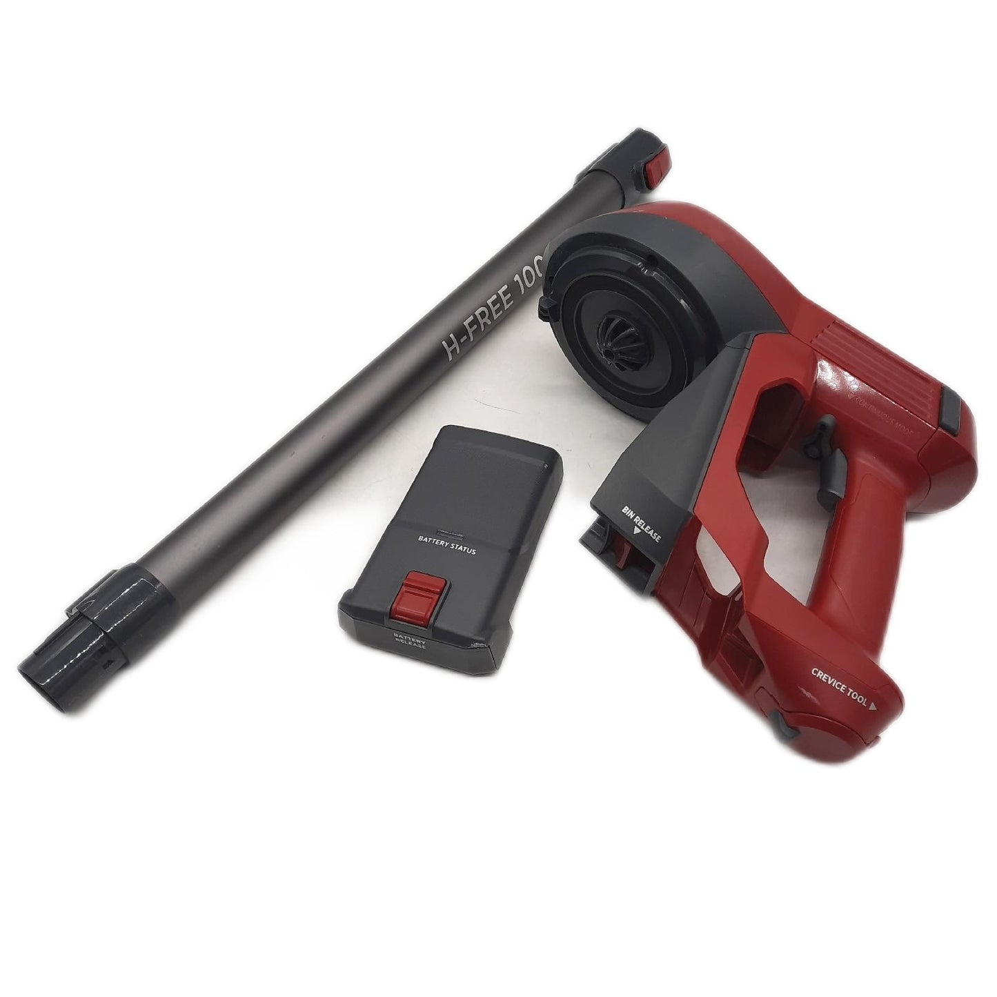 Hoover H-FREE 100 HOME Akku-Staubsauger, 2-in-1, gro?er Staubbeh - Unvollständig