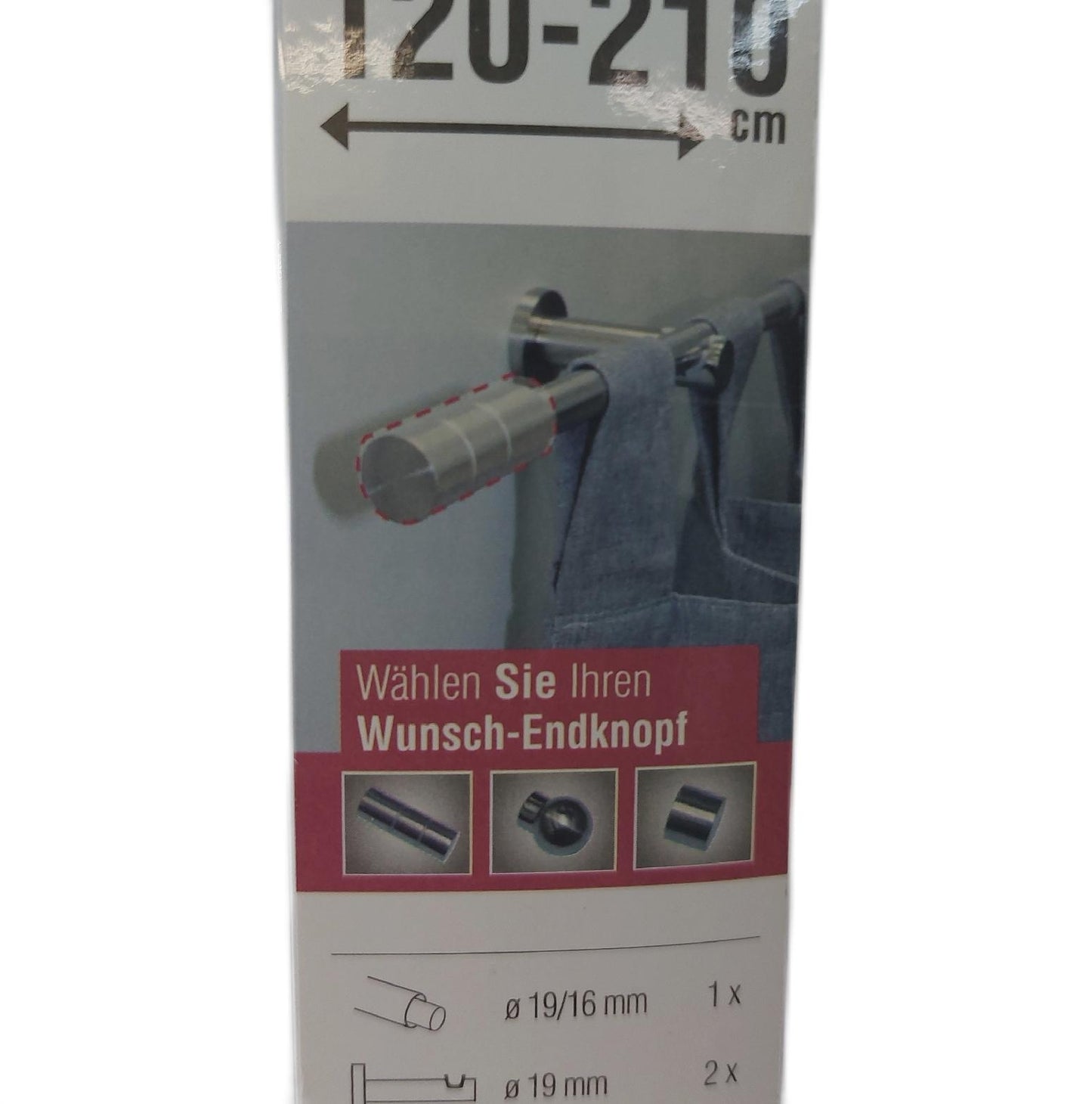 Gardinia Sonnenvorhangstangen Set Schiene Komplettset Material Gardinenstange Wohnen Fensterdekoration