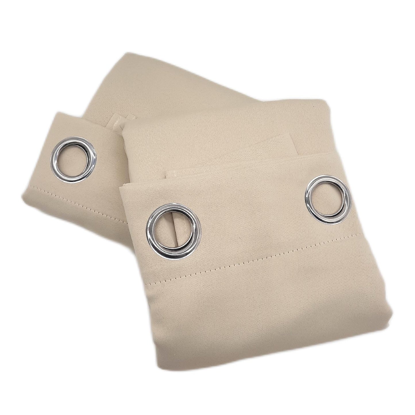 KGORGE Thermovorhang Gardinen Wohnzimmer Beige Blickdichte Modern Haustürschutz