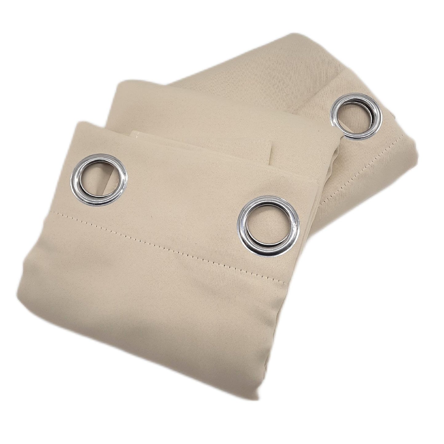 KGORGE Thermovorhang Gardinen Wohnzimmer Beige Blickdichte Modern Haustürschutz