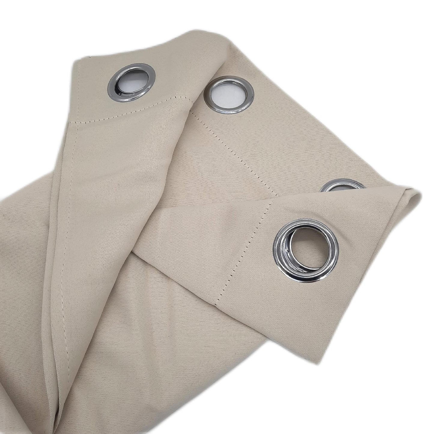 KGORGE Thermovorhang Gardinen Wohnzimmer Beige Blickdichte Modern Haustürschutz