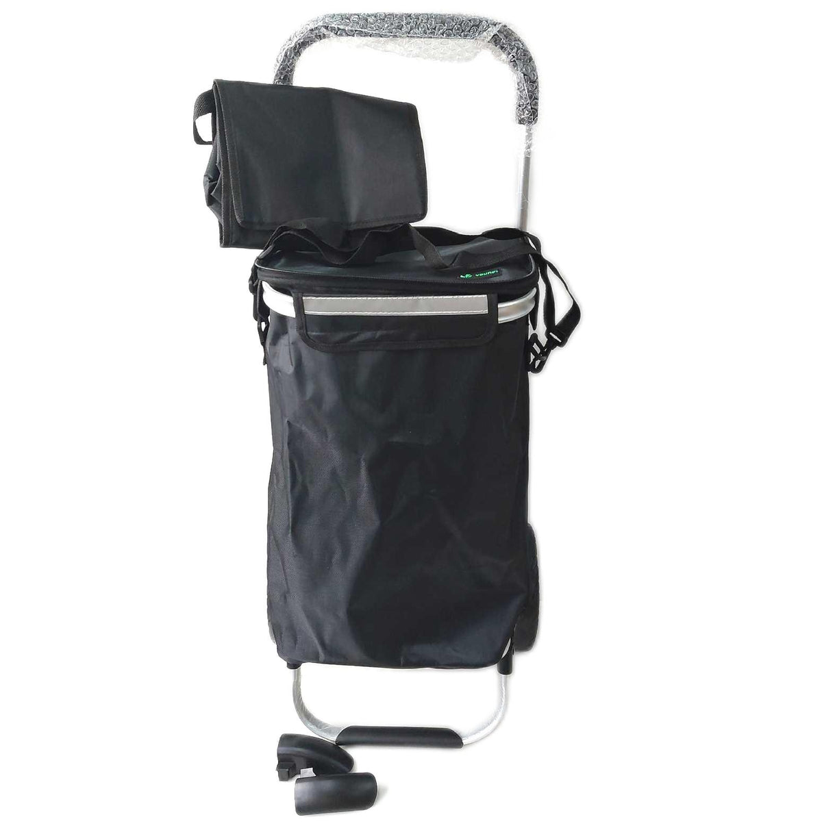 Einkaufstrolley Klappbar Aluminium Tasche 58L Wasserdicht Faltbar Le