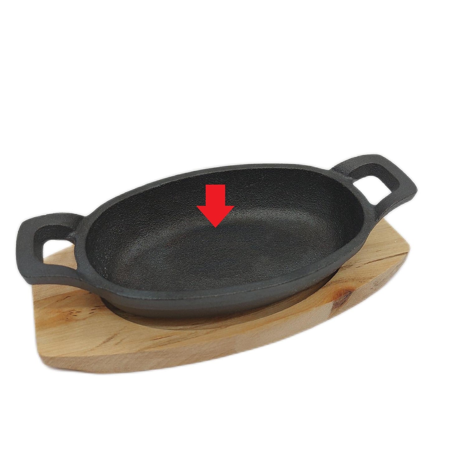 Lacor Pfanne Kochgeschirr Gusseisen oval Magma Grillpfanne Schwarz vielseitig robust