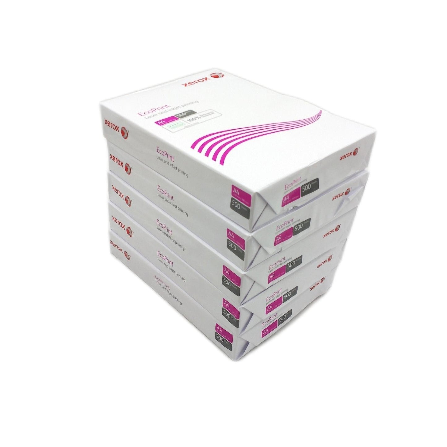 Xerox EcoPrint Kopierpapier 75gm² A4 weiß holzfrei ECF 1 Karton 5 Packungen Copy