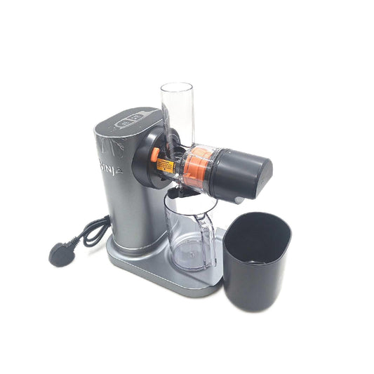 Ninja Kaltpress Entsafter JC151UK 700 ml Krug 1 1 l Fruchtfleischbehälter grau UK Stecker