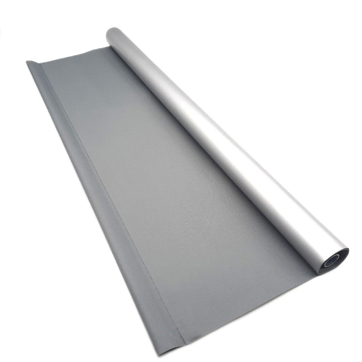 Relaxdays Verdunkelungsrollo  Hitzeschutz  Thermo Rollo Klemmfix  grau