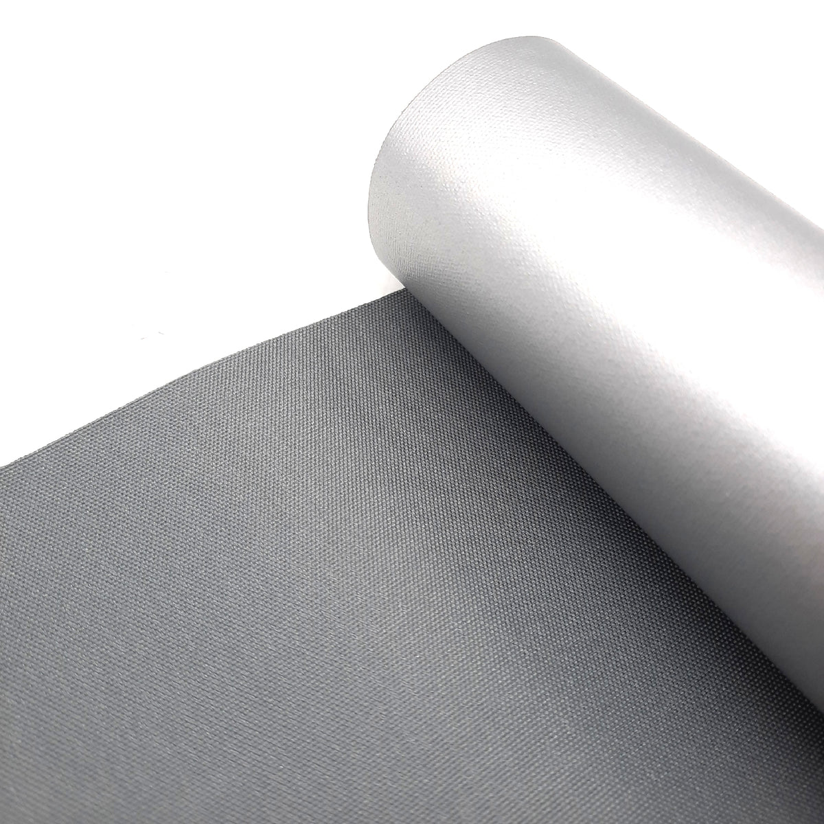 Relaxdays Verdunkelungsrollo  Hitzeschutz  Thermo Rollo Klemmfix  grau