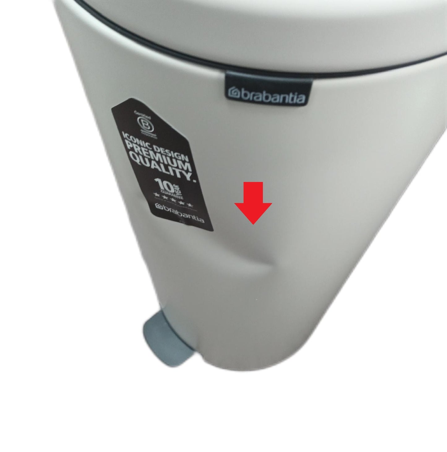 Brabantia Abfalleimer Küchenbedarf NewIcon 30L Sanft Schließend Müllents