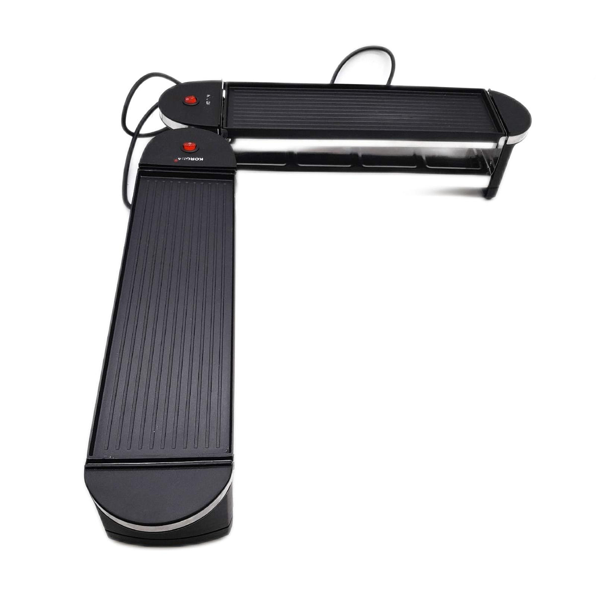 Korona 45072 Klappbares Raclette 8 Personen Antihaft Grillplatte Extra langes Kabel inkl Zubehör