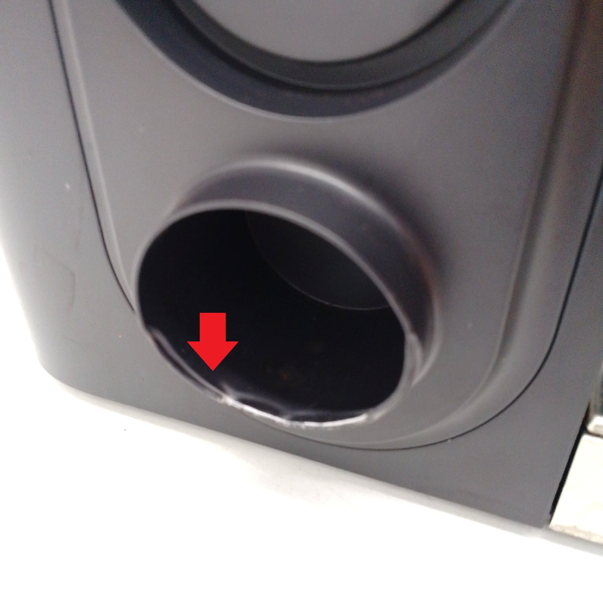 Ninja Luxe Premier 3 in 1 Kaffeemaschine Gebrauchsspuren links Plastik defekt